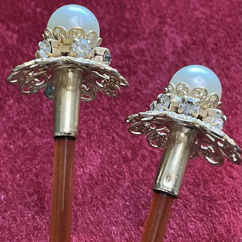 Vintage lovely pair crystal - vintage,