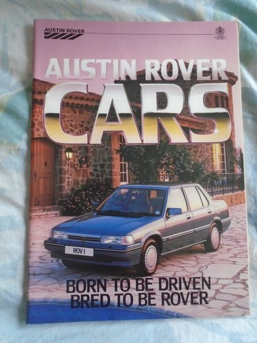 Austin rover range brochure - austin,