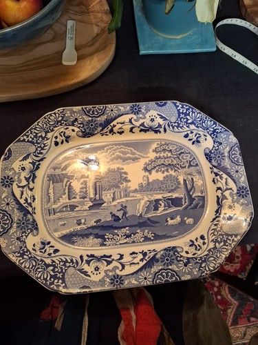 Spode blue italian serving - italian,