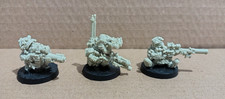 Kromlech Dvergr Commando Sniper Team 3 Built up Resin Models on Bases KRM098