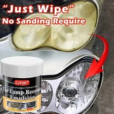 Car Headlight Restoration Polish Headlamp Scratch Remover & Oxidation Cleaner UK