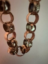 mens  9ct gold solid belcher chain 39/40 grams 