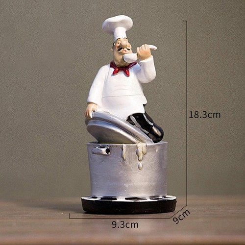 Delicate chef figurine - delicate,