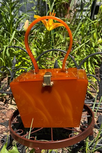 Vintage amber bakelite - vintage,