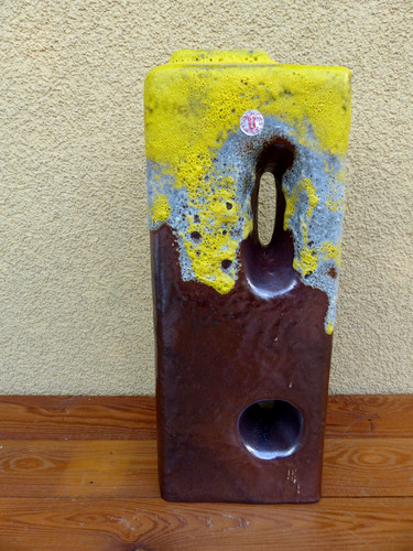 Uebelacker pottery vase floor - uebelacker,