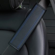 Leather car seat belt - leather,