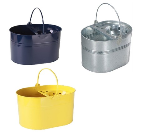 Mop bucket galvanised metal - bucket,