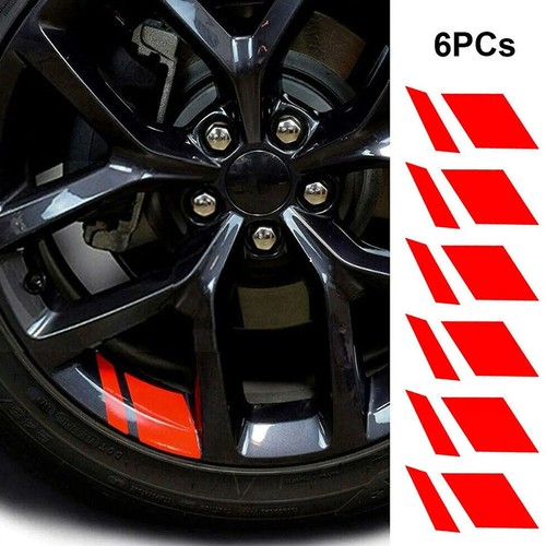 Red reflective sticker - red, car