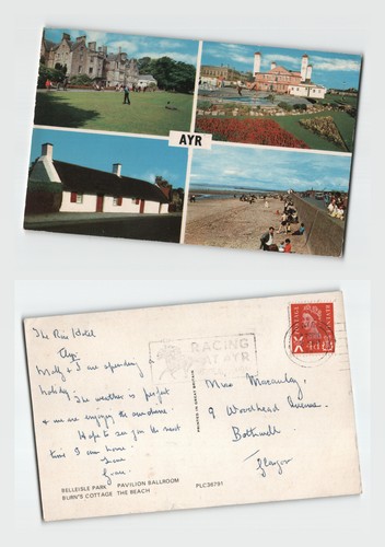 Postcard ayr multi view - -, multi-view