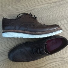 Grenson Men's Archie Brown Leather  Brogues 5067-235V Size 10 G 