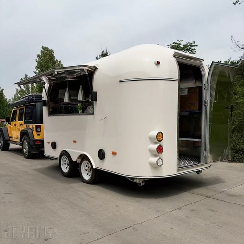 Cream white mobile catering - mobile,