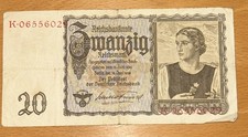20 Reichsmark Banknote-1939
