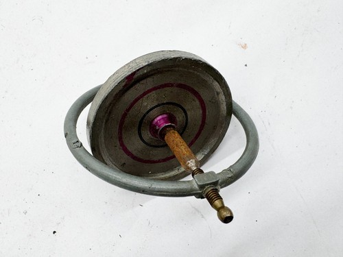 Vintage metal gyroscope toy - gyroscope,