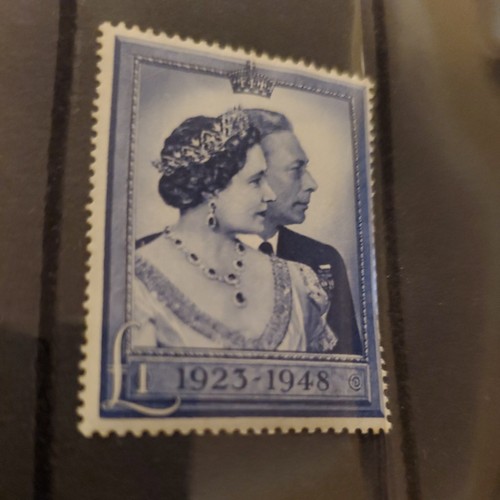 Kgvi 1948 silver wedding - gb,