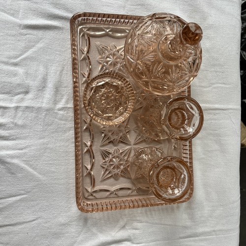 Glass dressing table - dressing, set