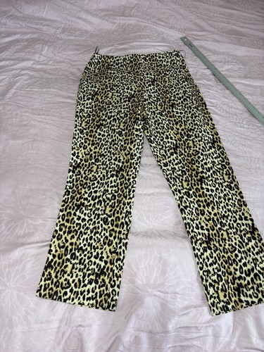 Zara leopard print capri - leopard,