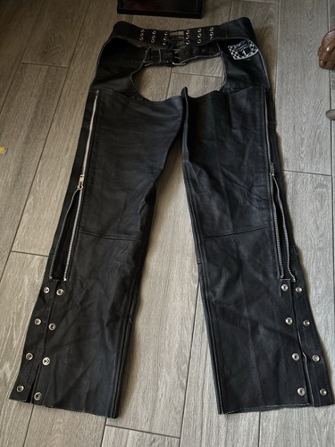 Motorcycle chaps leather - motorcycle,