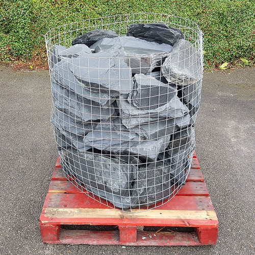 Charcoal slate landscaping - slate, &