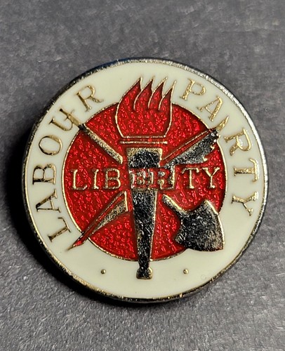 Labour party lapel pin badge - lapel,