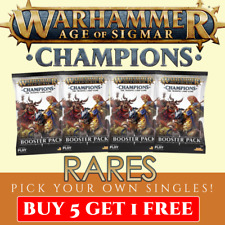 Warhammer Champions (Wave 1) Single Cards Rares (Buy 5 get 1 free!)