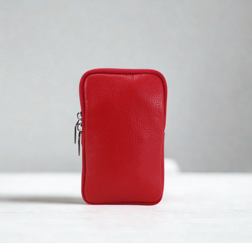 Real leather phone - real, crossbody