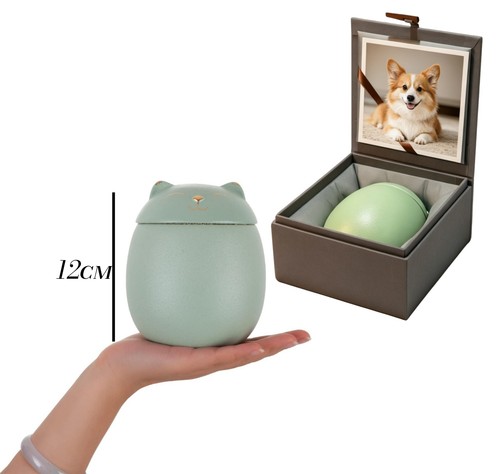 Ceramic pet urn - ceramic,