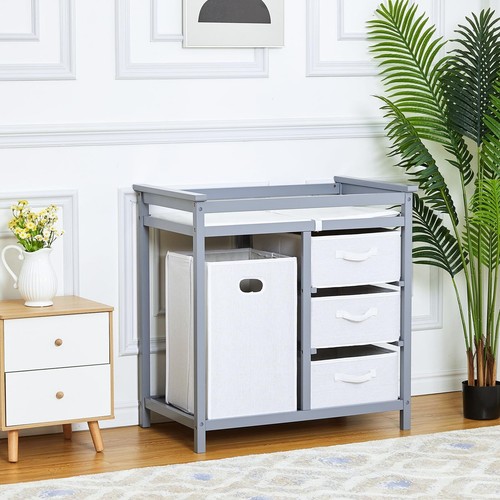 Wooden baby changing table - changing,