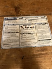 Warhammer Gorkamorka Play Sheet Games Workshop