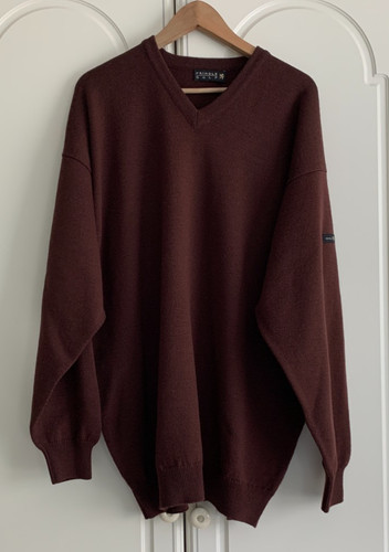 Pringle golf brown wool - golf, v-neck