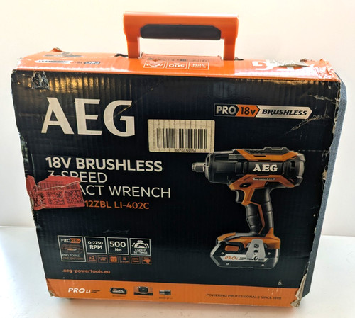 Aeg bss18c12zbl brushless - aeg,