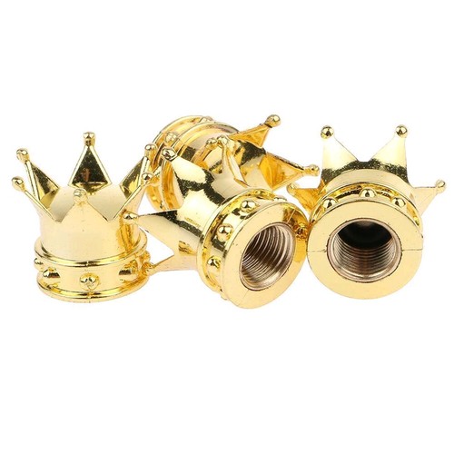 4pcs crown car tire valve - crown,