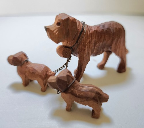 Vtg german hand carved wooden - hand,