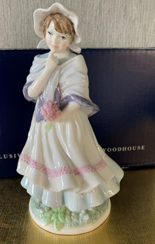 Royal worcester figure girl - royal,