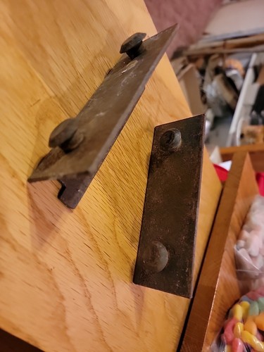 Lot vintage metal bed - vintage,