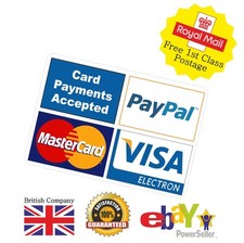 Printed Card Payment Sticker