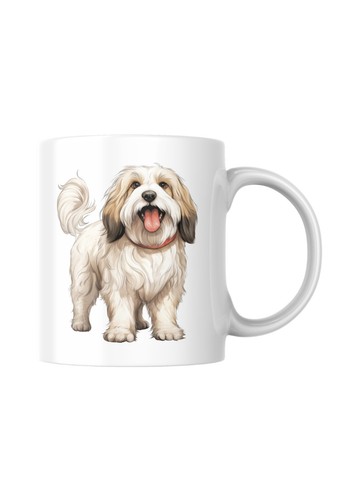 Tibetan terrier dog - mug,, can