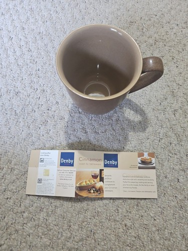 Denby mug cinnamon range new - denby,