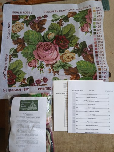 Vintage ehrman needlepoint - vintage,