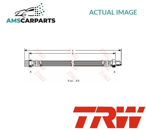 Brake hose line pipe front - brake,