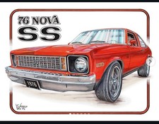 1976 Chevy Nova SS Artwork