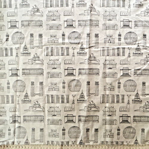 Vintage swedish linen fabric - swedish,