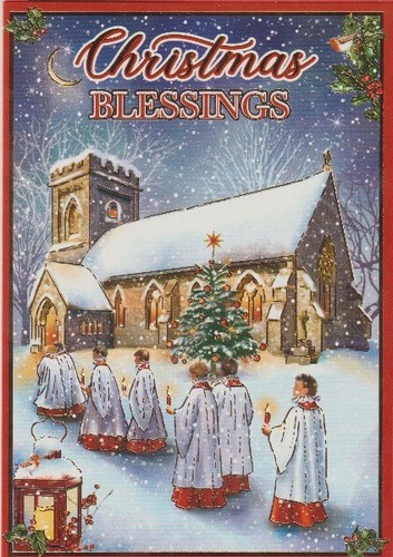 Religious christmas greeting - religious,