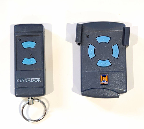 Garador and button remotes - 2,