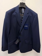 T.M. Lewin Navy Sharkskin Slim