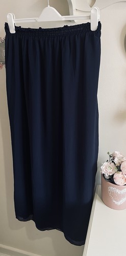 Newlook navy chiffon - navy, maxi