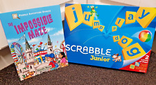 Scrabble Junior Board Game by Mattel 2012 Educational plus Kids Puzzle Book jnr