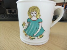 ROYAL WORCESTER MONDAY'S CHILD DAYS OF THE WEEK BIRTHDAY MUG FINE BONE CHINA