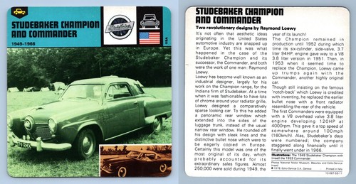 Studebaker champion comm - &, gt
