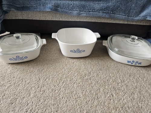 Pyrosil corning ware - corning, white