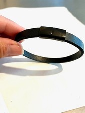 Black Leather 8mm wide